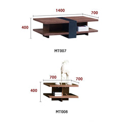 طاولة قهوة خشب بتصميم جديد وعصري-CT0108