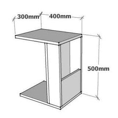 طاولة جانبية بوحدة تخزين صغيرة-ST045