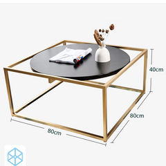 طاولة قهوة مربعة بتصميم عصري-CT0177