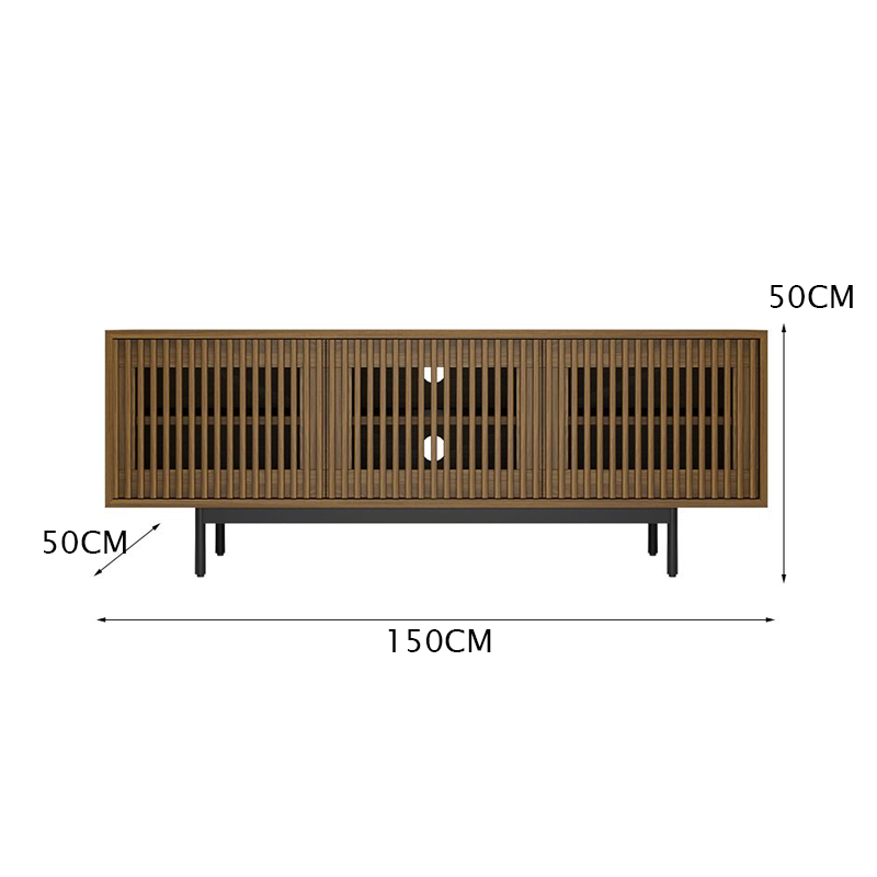 طاولة تلفاز خشبية بتصميم كلاسيكي-TVU064
