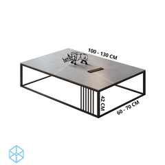 طاولة قهوة بهيكل معدني-CT092