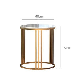 طاولة مستديرة ذهبية حديثه-ST0163