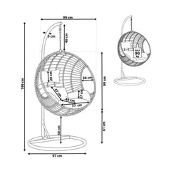 OF450-كرسي أرجوحة - Swing Chair -